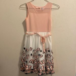 Kids size 10 butterfly dress